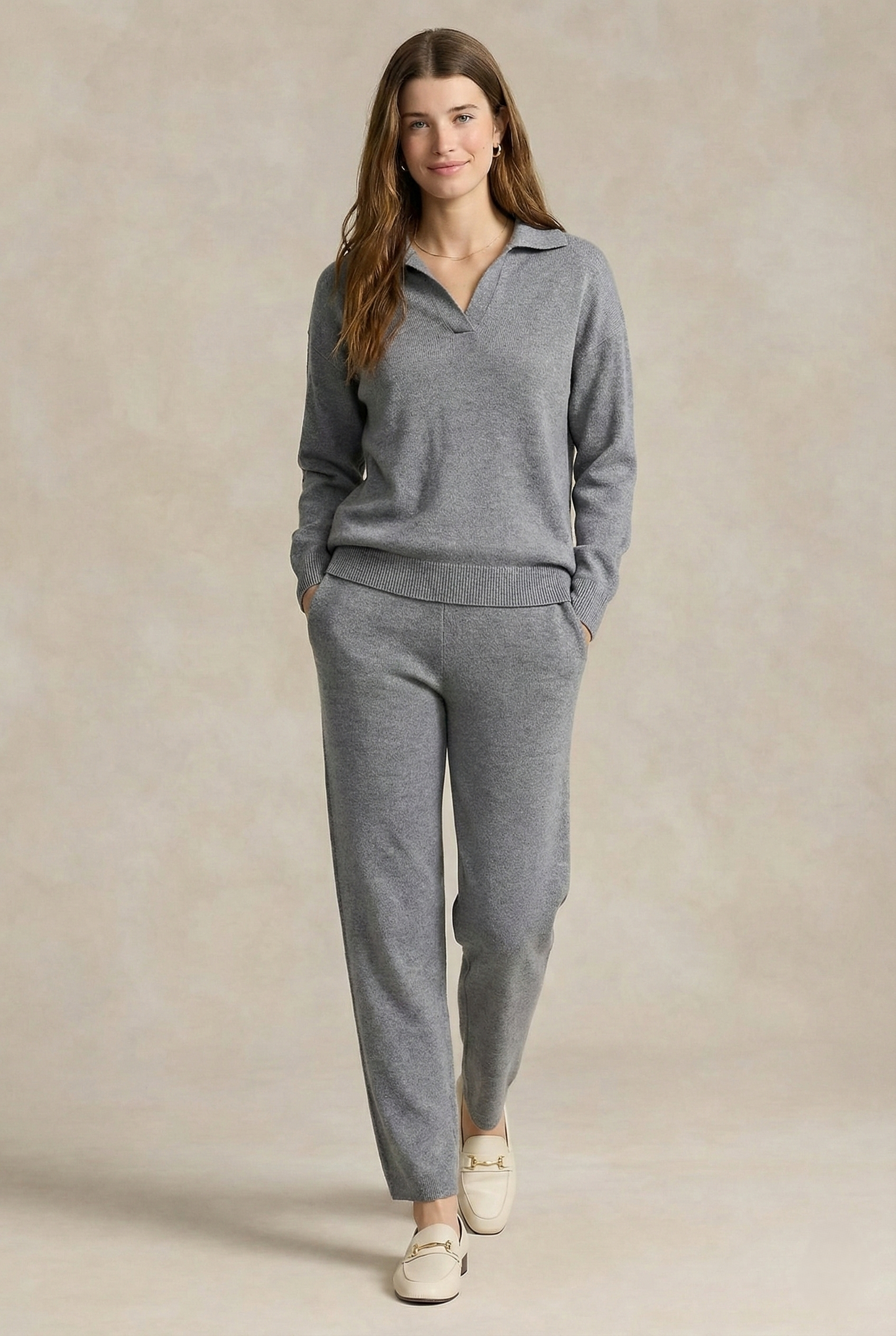 Lucia Knit Polo Set