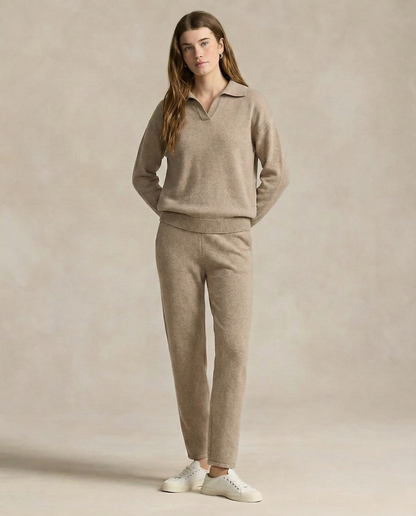 Lucia Knit Polo Set