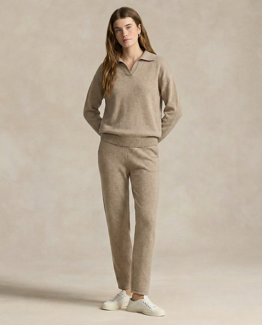 Lucia Knit Polo Set