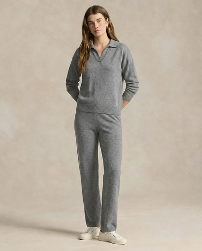 Lucia Knit Polo Set