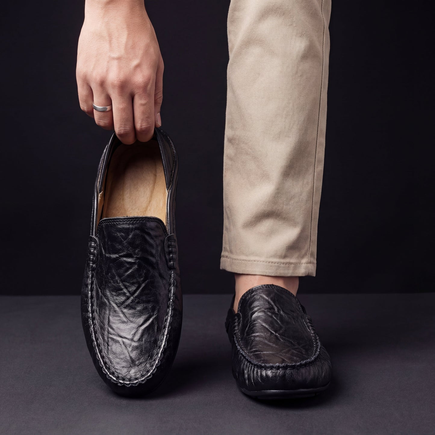 Renzo Leather Loafers
