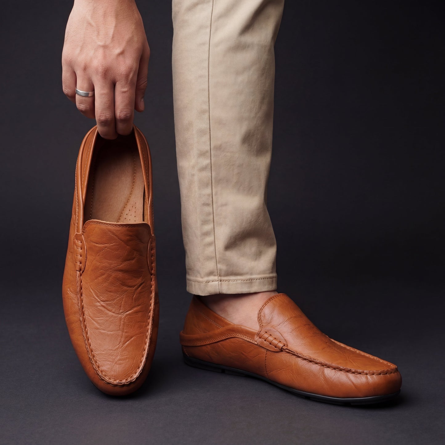 Renzo Leather Loafers