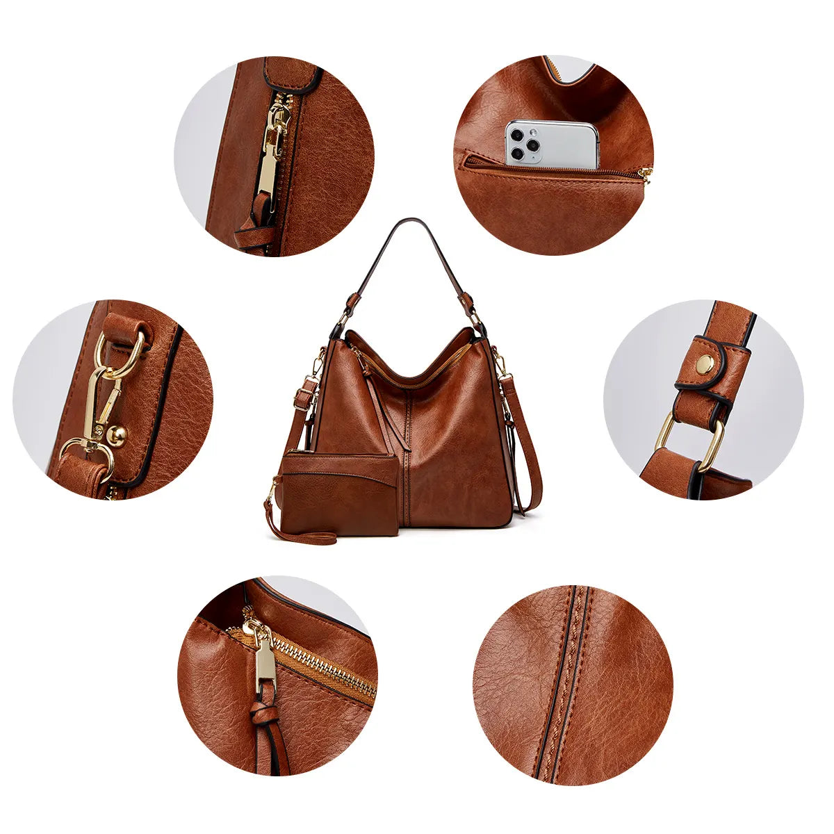 Elena Hobo Handbag