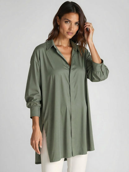 Lila Oversized Shirt