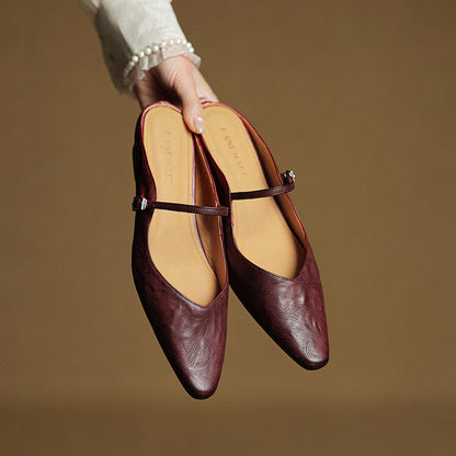 Valerie Leather Mules