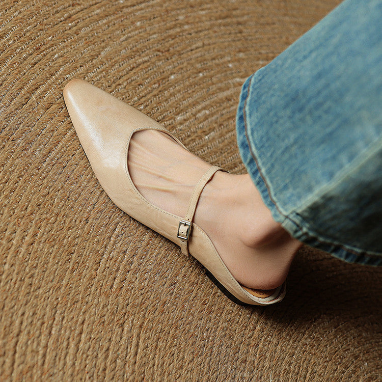 Valerie Leather Mules