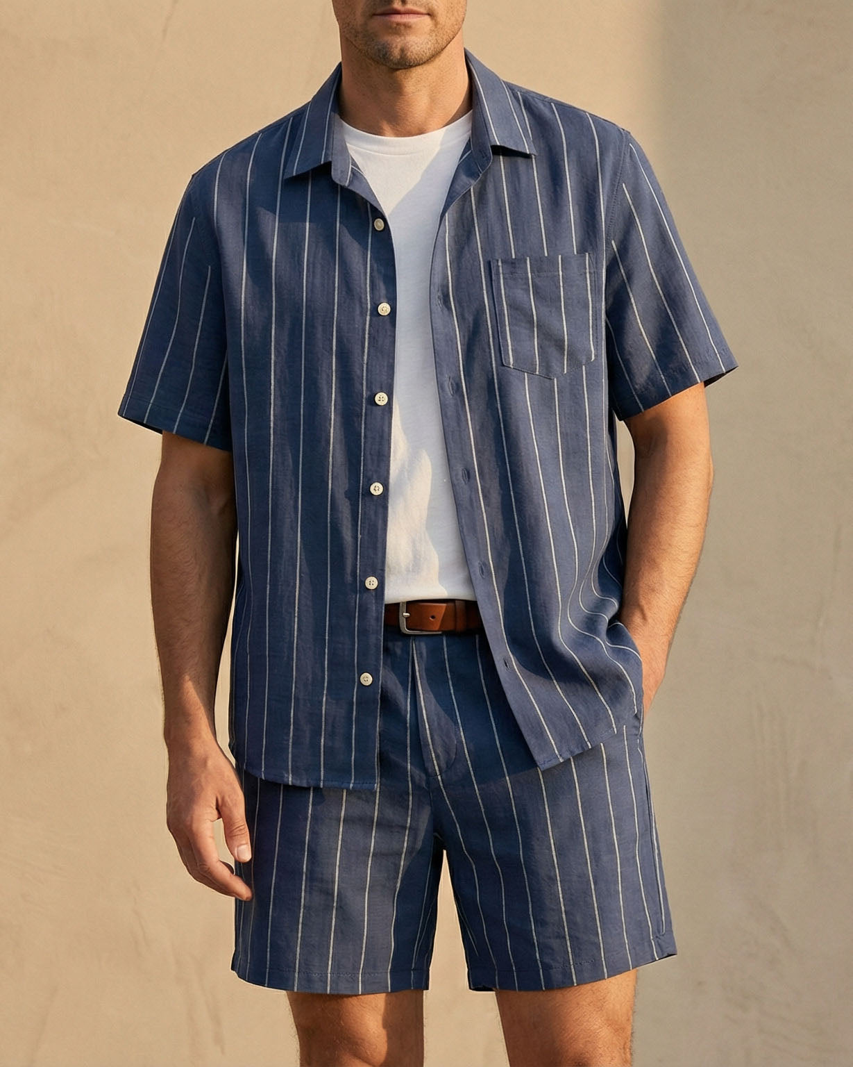 Theo Linen Short Set