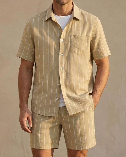 Theo Linen Short Set
