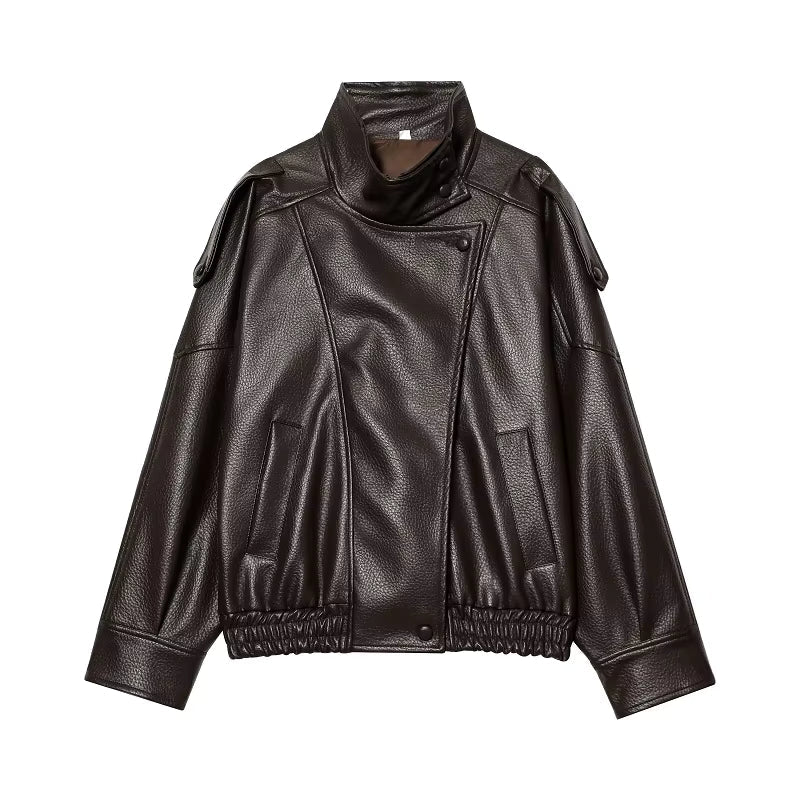 Faux Leather Jacket