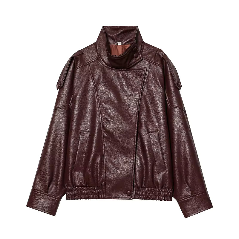 Faux Leather Jacket