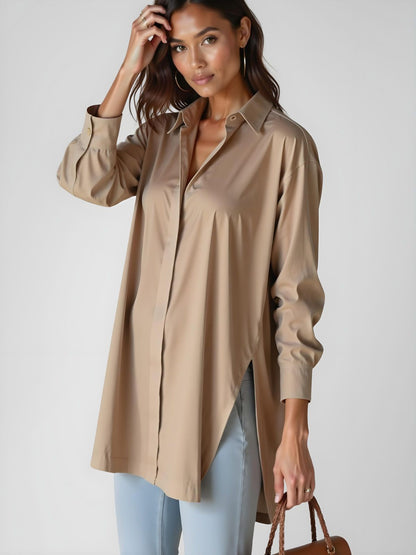 Lila Oversized Shirt