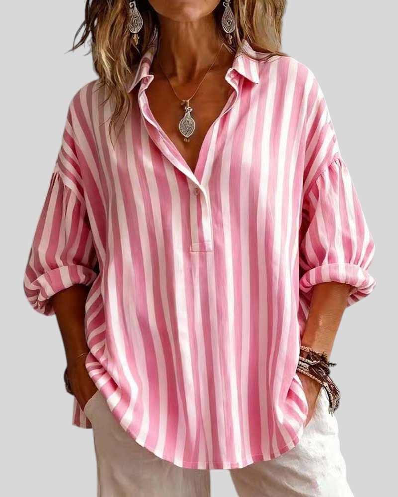 Claudia Striped Blouse