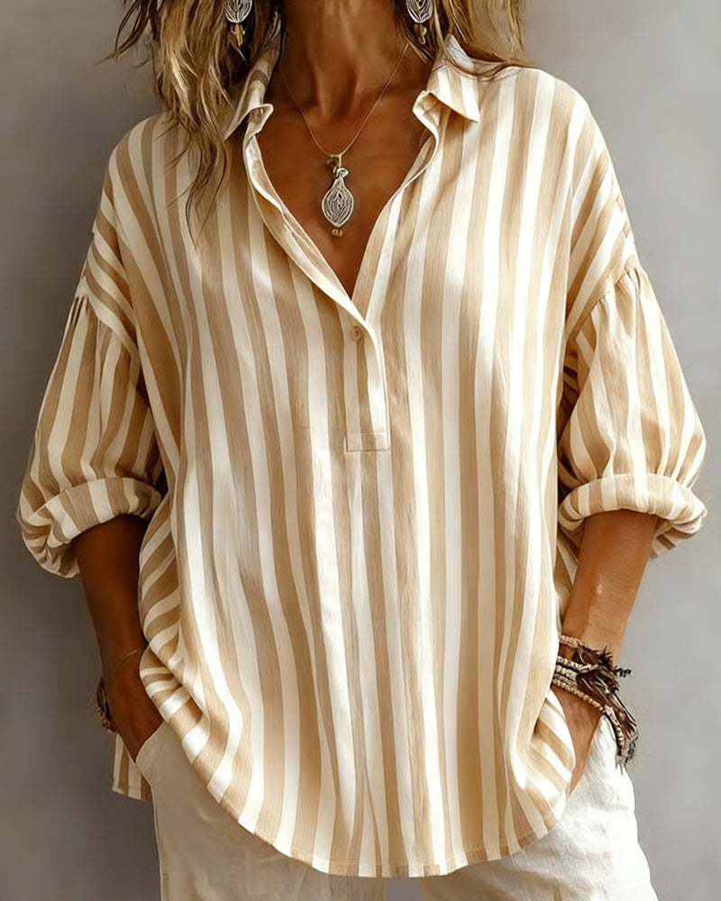 Claudia Striped Blouse