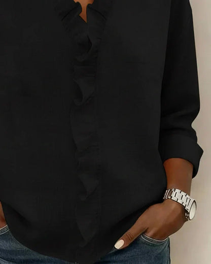 Elowyn Ruffle Blouse