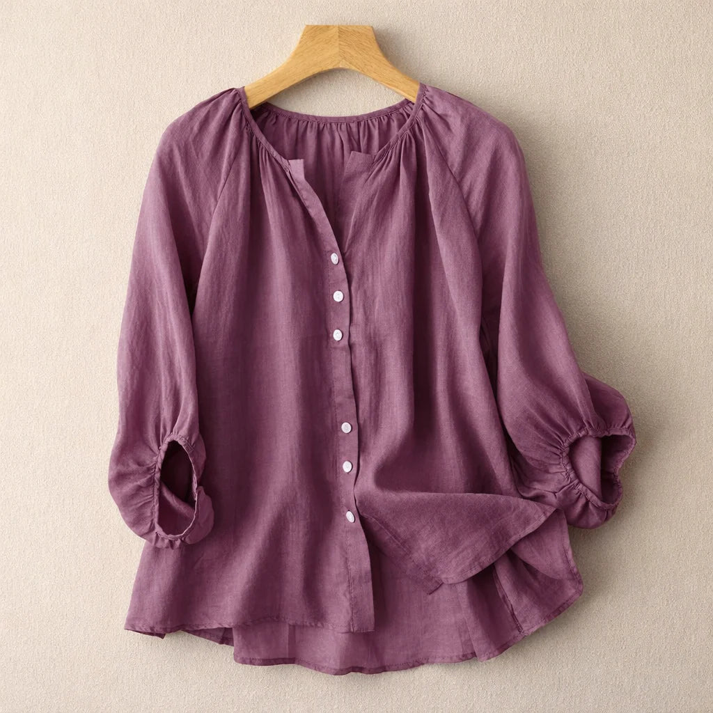 Iris Linen Blouse