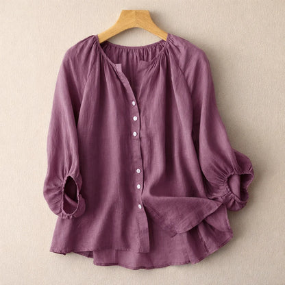 Iris Linen Blouse