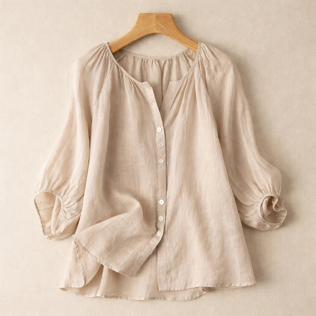 Iris Linen Blouse