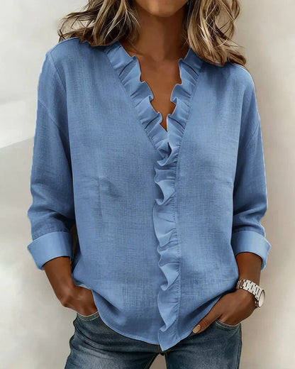 Elowyn Ruffle Blouse