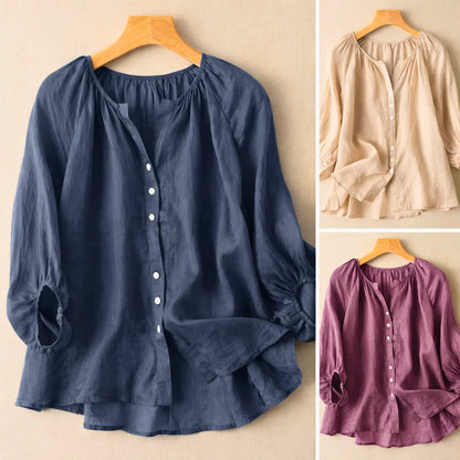 Iris Linen Blouse