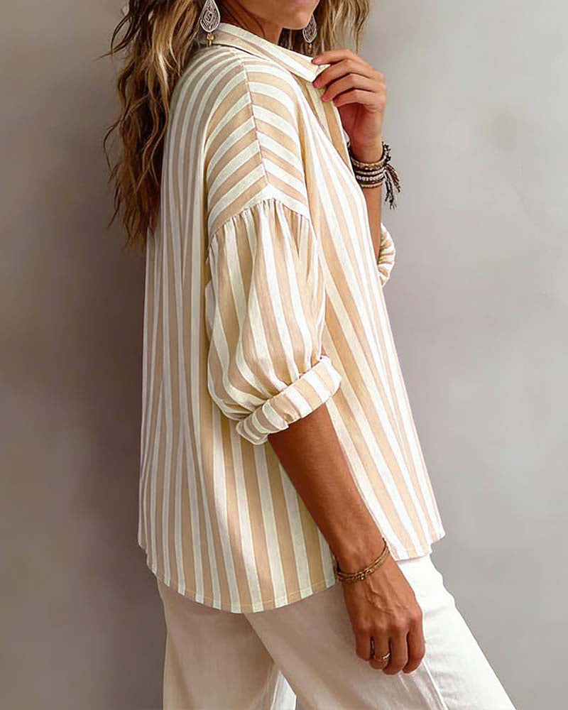 Claudia Striped Blouse