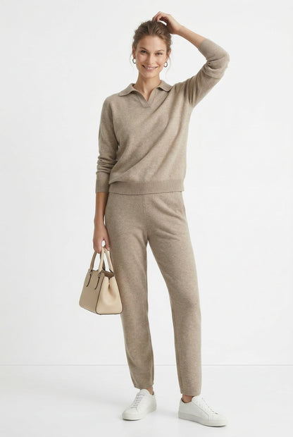 Lucia Knit Polo Set