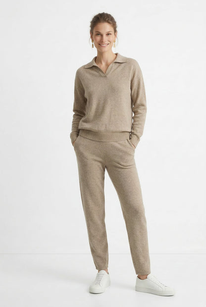 Lucia Knit Polo Set