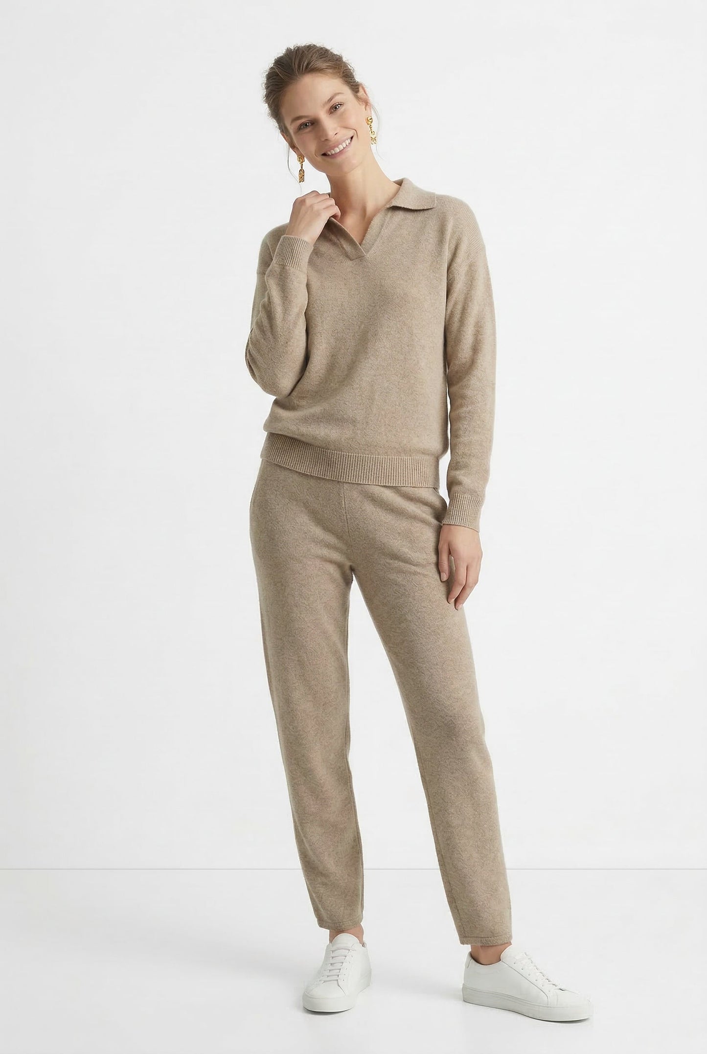 Lucia Knit Polo Set