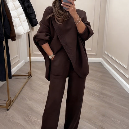 2-Piece Oversized Sweater & Pants Set